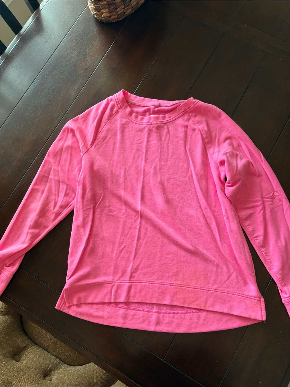 Lou & Grey Hot Pink Long-Sleeve Pullover